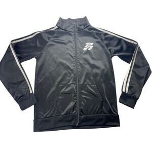 Pro Athlete Boys' Black Zip-Up Jacket - Size 12 - Lightweight